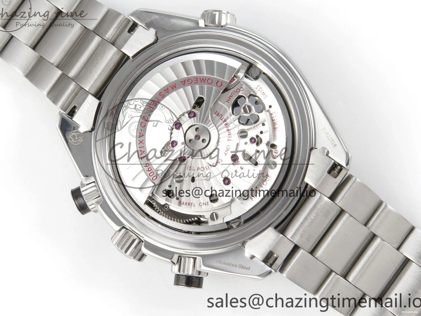 0517 Timeless Planet Ocean 600M Chrono SS VRF 1:1 Best Edition Black Orange Bezel Black Dial on SS Bracelet A 7652